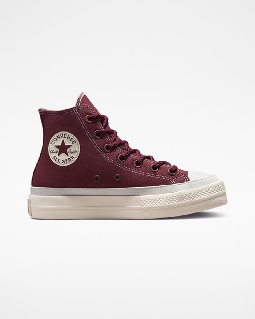 Pantofi Platforma Dama Converse Chuck Taylor All Star Lift Tonal Panza Inalti Roz | RO 0FCSI706